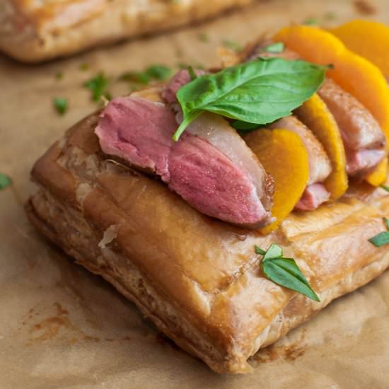 Sous Vide Duck Breast Tartlette