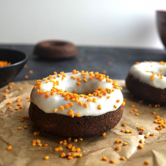 Gingerbread Orange Donuts