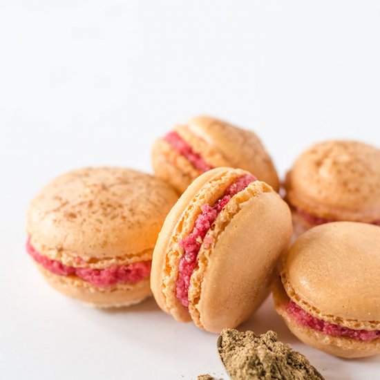 Muled Cranberry Macarons