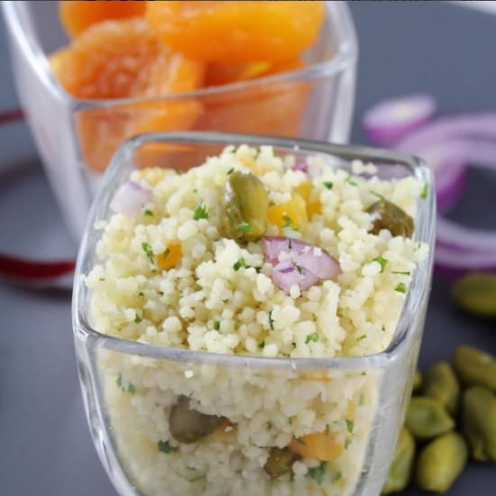 Couscous With Apricots & Pistachios