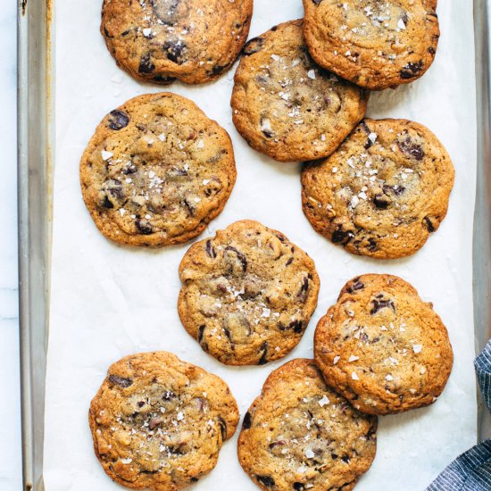 Triple Chocolate Chip Cookies