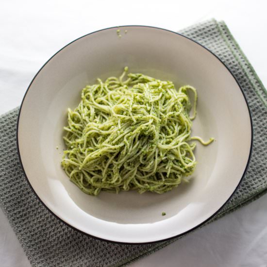 Homemade Broccoli Pesto Pasta