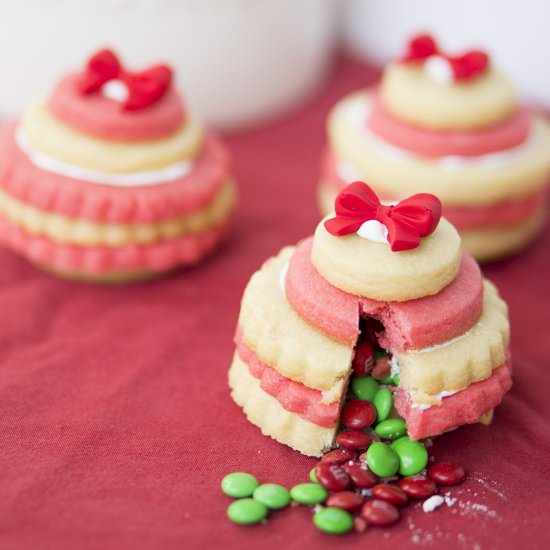 3D Hidden Surprise Ornament Cookies