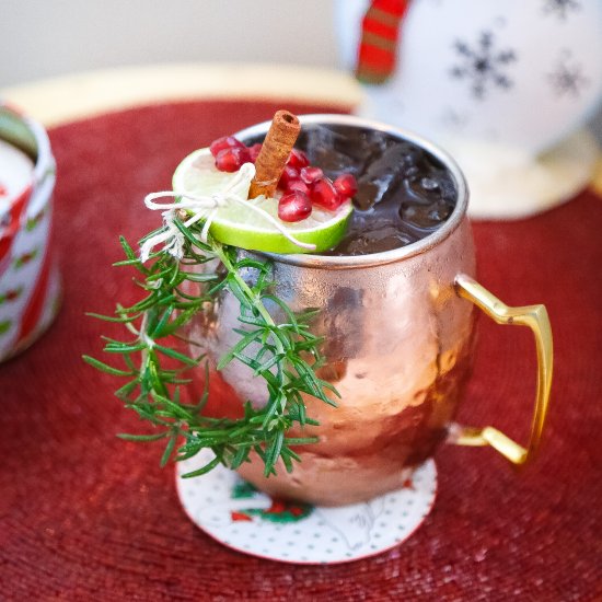 Christmas Copper Mule