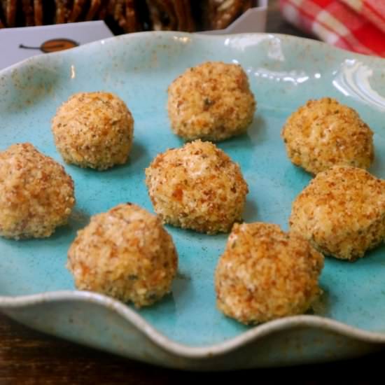 Honey Almond Goat Cheese Truffles