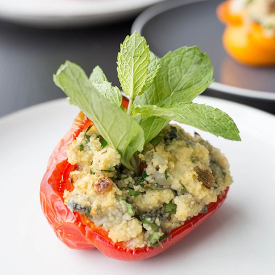 Couscous Stuffed Bell Peppers