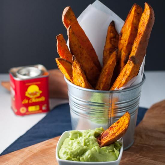 Smoky Sweet Potato Wedges