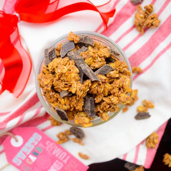 Crunchy Chai Granola Cookies