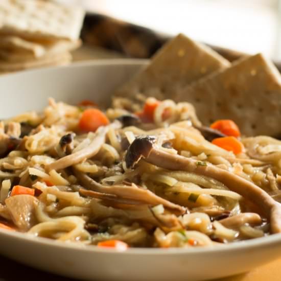 Mushroom Medley and Chicken Soup