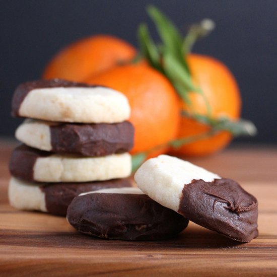 Clementine & Chocolate Shortbread