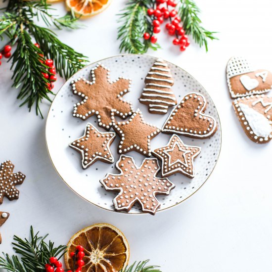 Gluten Free Gingerbread Cookies