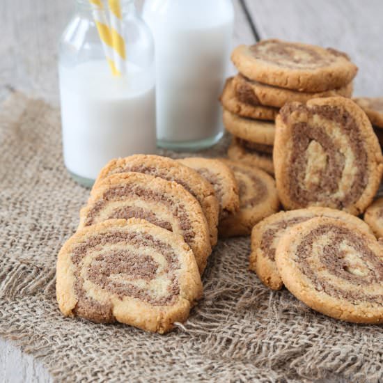 Keto Cinnamon Swirl Cookies