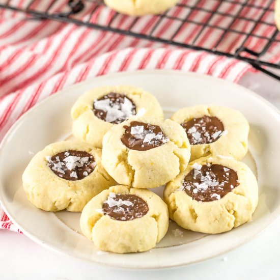 Almond Thumbprint Cookies