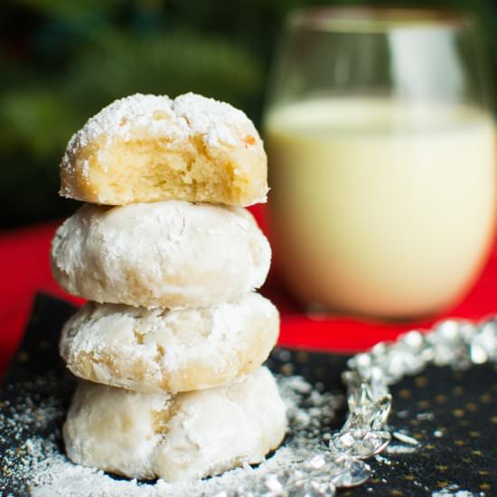 Eggnog Gooey Butter Cookies