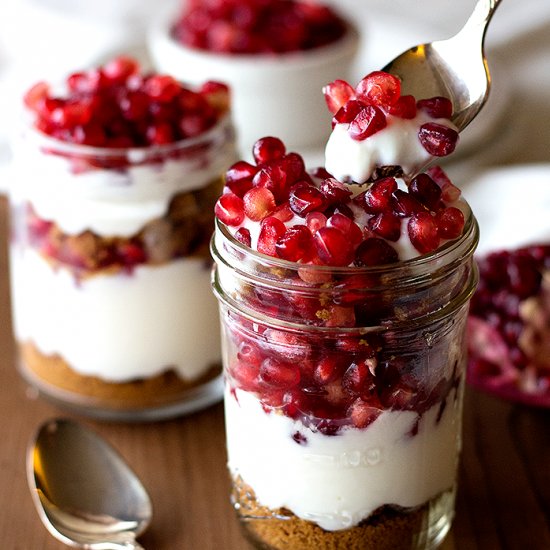 4-Ingredient Pomegranate Parfait