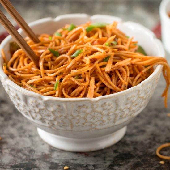 Spicy Schezwan Noodles