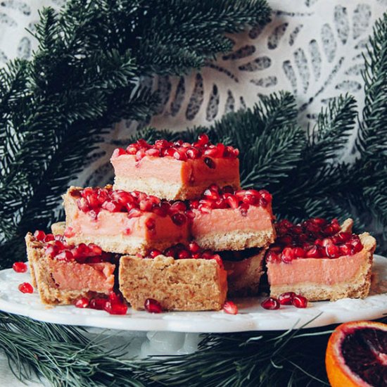 Blood Orange Pomegranate Bars