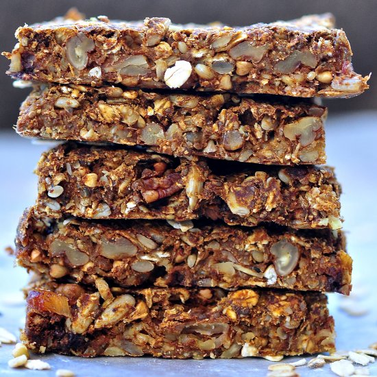 Pumpkin Maca protein bars