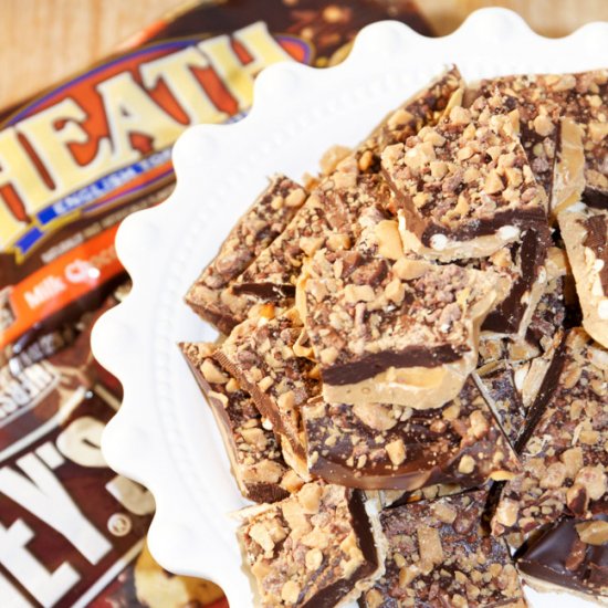 4 Ingredient Toffee Bark