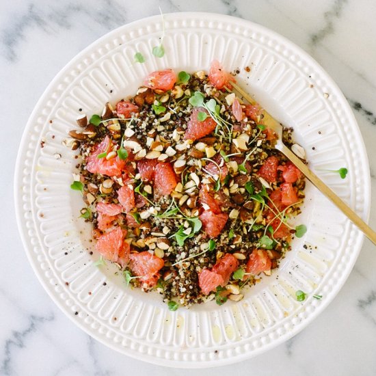 Quinoa & Grapefruit Winter Salad