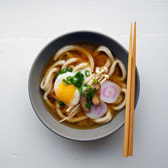 Homemade Udon Noodles