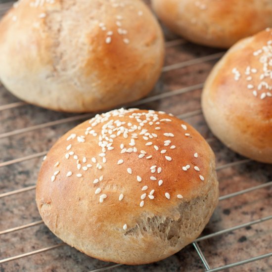 30 Minute Hamburger Buns