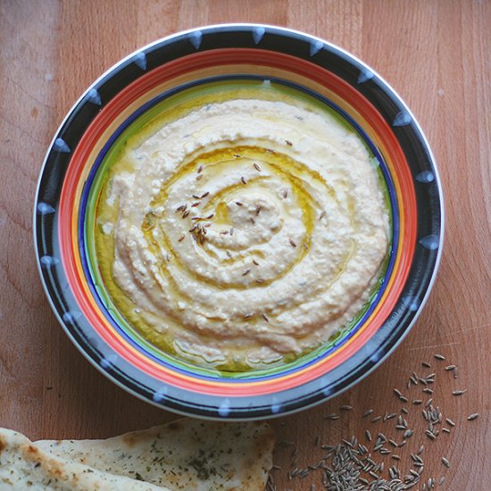 Hummus with Cumin Seeds