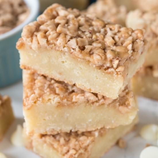 Creme Brulee Cookie Bars