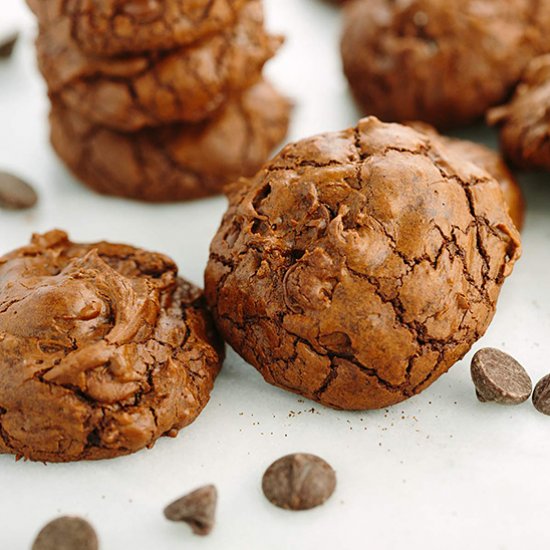 Triple Chocolate Truffle Cookies