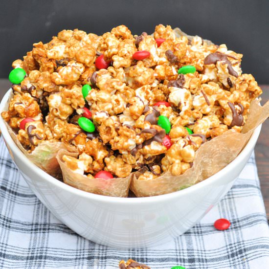 Caramel Popcorn w/ Chocolate Drizzl