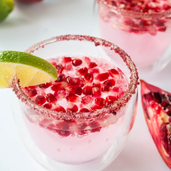 Pomegranate Lime Spritzer