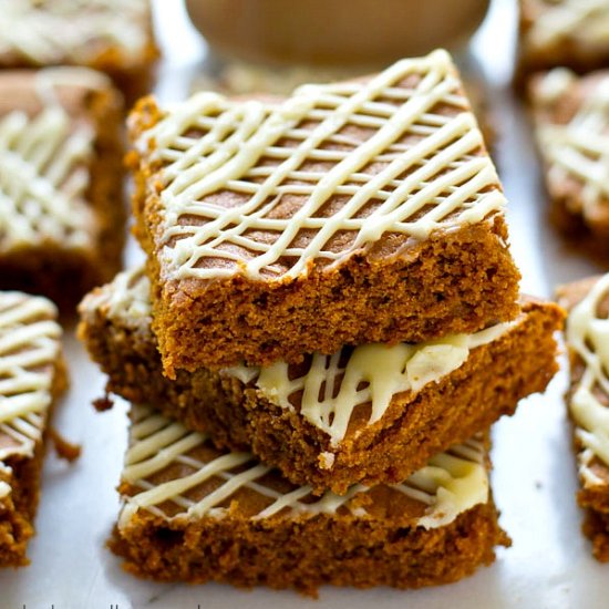 Soft-Baked Gingerbread Bars