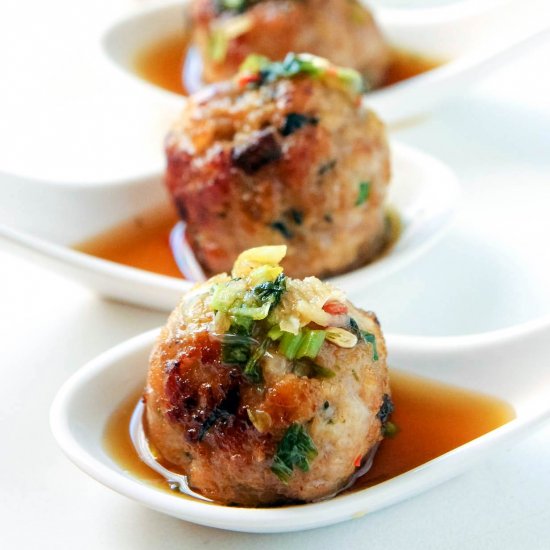 Thai-Style Pork Meatballs