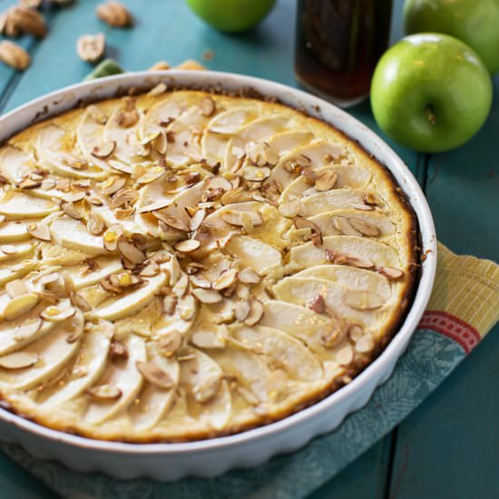 Apple Maple Tart {grain-free}