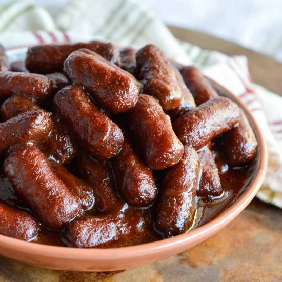 Apple Barbecue Crockpot Lil Smokies