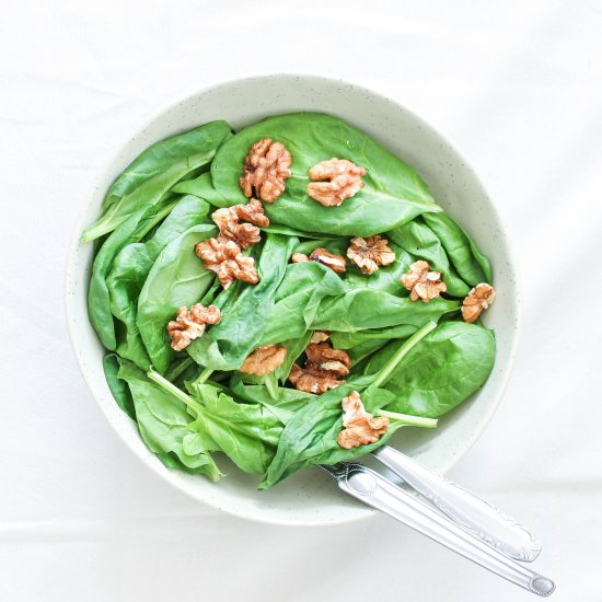 Vegan Spinach Salad