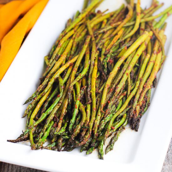 Spicy Stovetop Asparagus