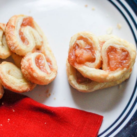 Chai-Bourbon-Apple Palmiers