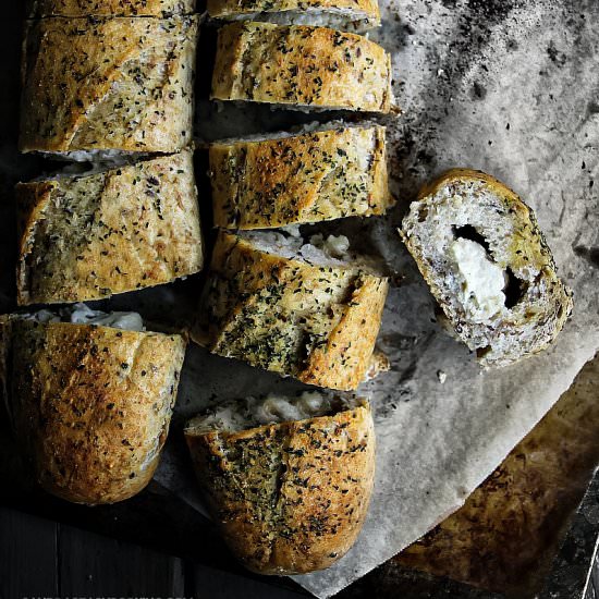 Boursin Cheese Stuffed Bread