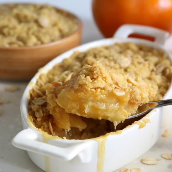 Ginger Persimmon Crisp