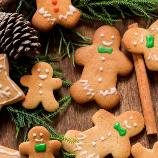 Ginger Bread Man Cookies (Egg less)