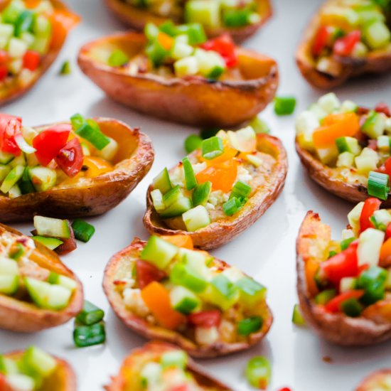 Greek Style Potato Skins