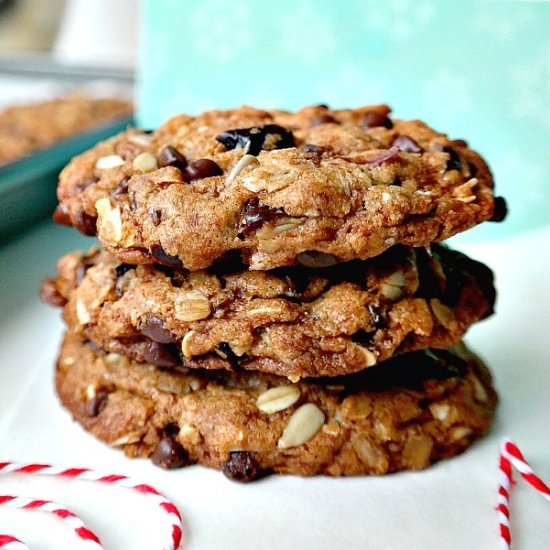 Cherry Chocolate Muesli Cookies