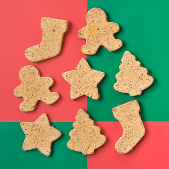 Grain-Free Dog Treat Xmas Cookies