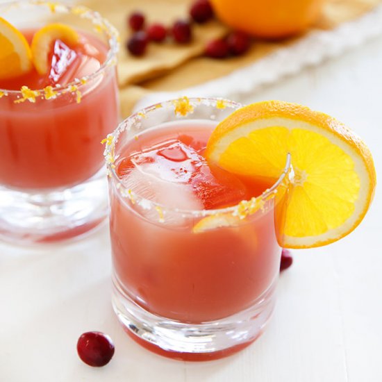 Cranberry Orange Margaritas