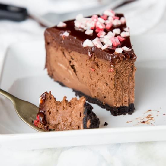 Peppermint Chocolate Cheesecake