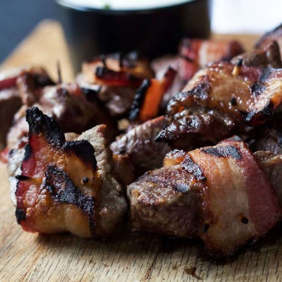 Bacon Wrapped Tenderloin Bites