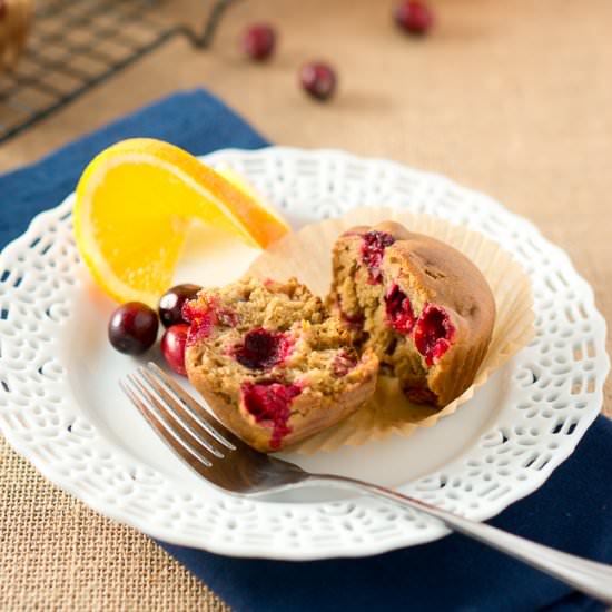 Cranberry Orange Muffins (GF)