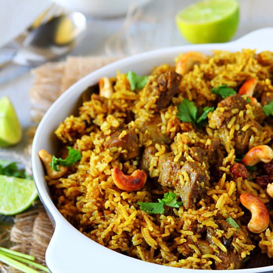 Mutton (Goat) Biryani