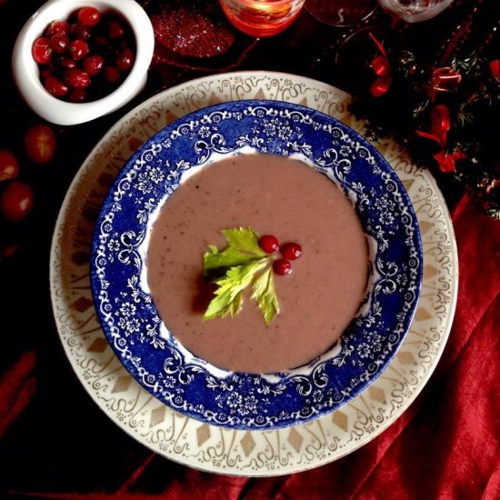 Chestnut and Cranberry Soup